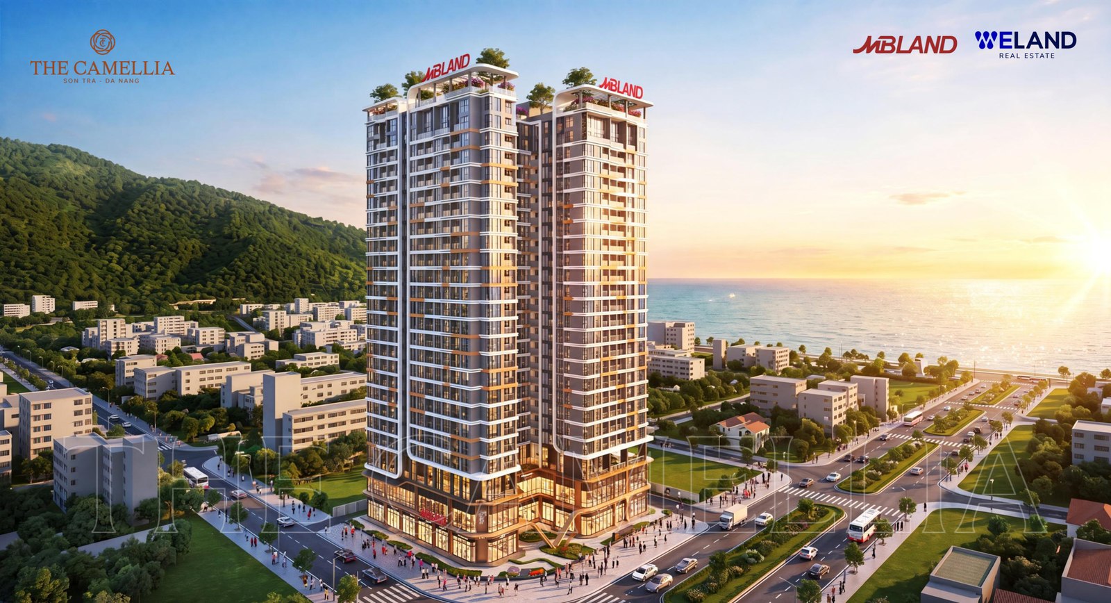 Phối cảnh tổng thể The Camellia Sơn Trà