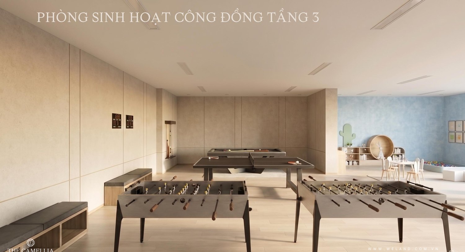 Sinh hoạt cộng đồng tầng 3 The Camellia