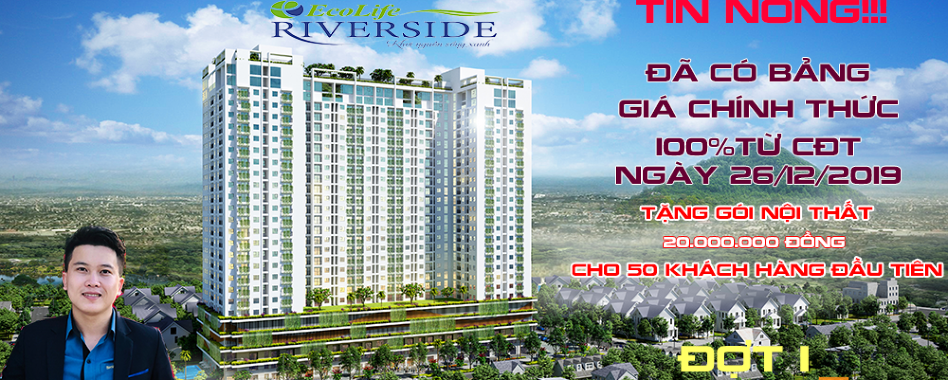 Ecolife riverside - Chuẩn xanh - hiện đại - giá tốt nhất