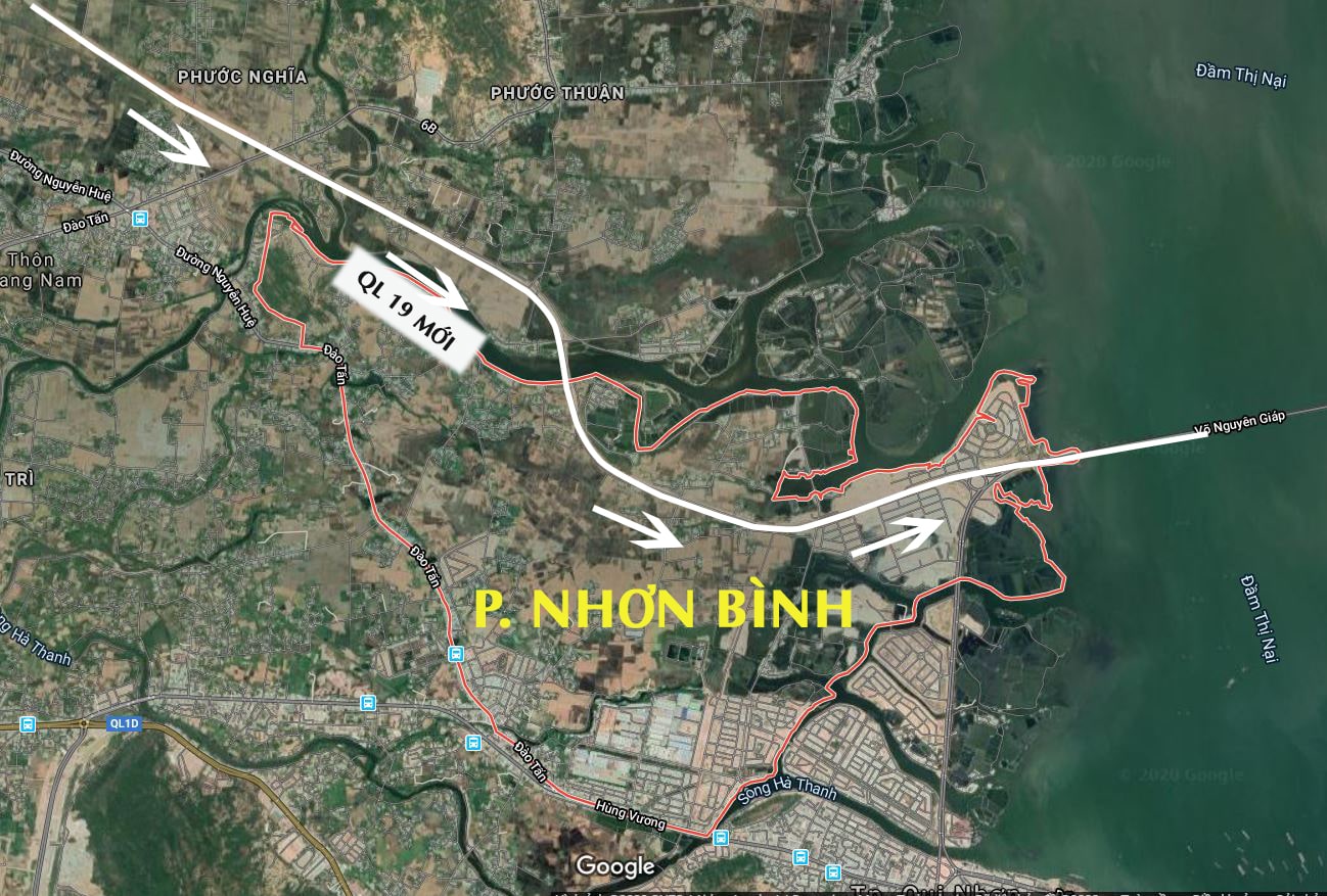 QL 19 đoạn từ cảng Quy Nhơn đến giao QL 1 có tổng chiều dài gần 17,5 km với tổng vốn đầy tư sau khi điều chỉnh gần 4.411 tỷ đồng